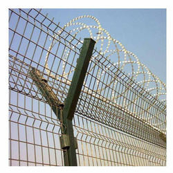Y Post Chiều cao 2,5m Hàng rào an ninh sân bay sơn tĩnh điện Razor Dây thép gai Chống leo trèo