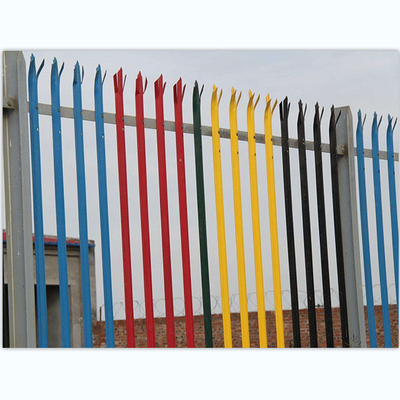 Các màu sắc khác nhau được mạ kẽm nhúng nóng hoặc phủ PVC hàng rào thép hàn trang trí Sân vườn Châu Âu Fen