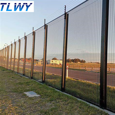 Anping TLWY Line Post 60 * 2mm Sân bay Chu vi Hàng rào Bảo mật cao