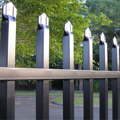 Hàng rào bằng kim loại mạ kẽm nhôm 1800mm 2000mm ODM