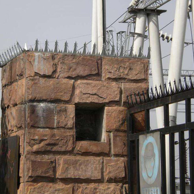 Chiều dài 1,25m Hàng rào Gai an ninh Dây sắt Chống leo lên Tường Gai