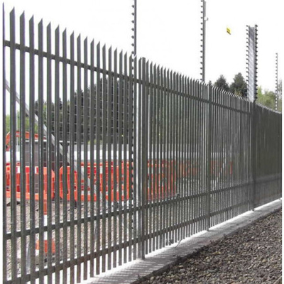 1,5mm 2mm 2,5mm Ban công hàng rào bằng thép Pales hàng rào nhúng nóng