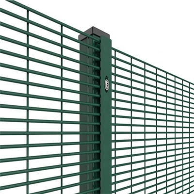 Hàng rào an ninh lưới hàn 358 mạ kẽm nhúng nóng chống ăn mòn cao 2,4m