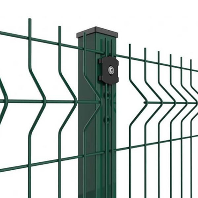 Hàng rào lưới dây 3D màu vàng ISO9001 Hàng rào lưới thép hàn