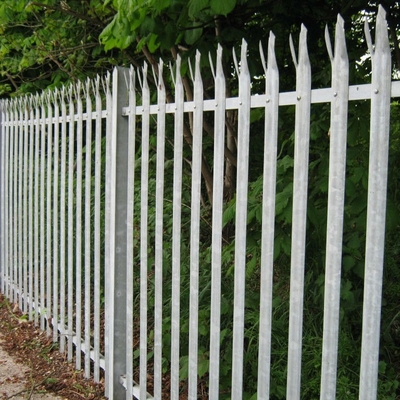 Thép mạ kẽm W Pale Security Palisade Fence Rào sắt 1,8m