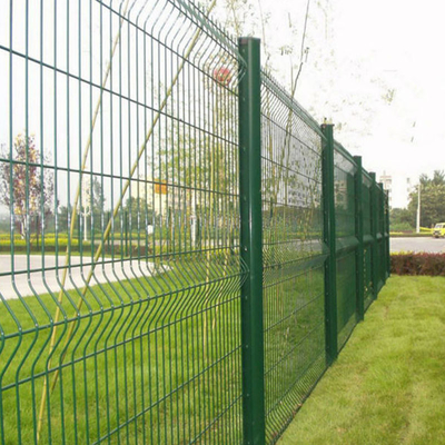 Chu vi đường cong 3D Lưới hàn Hàng rào bằng kim loại Dây cong Vườn thân thiện với môi trường