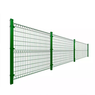 Hàng rào lưới thép uốn cong 3d mạ kẽm cho sân vườn