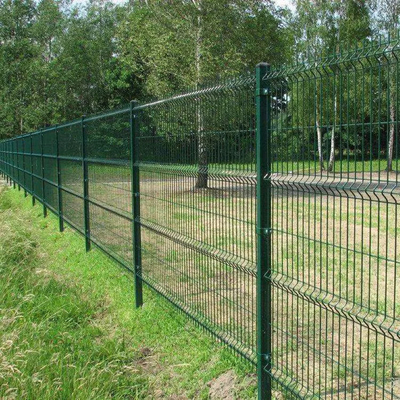 Hàng rào lưới thép uốn cong 3d mạ kẽm cho sân vườn