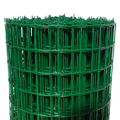 6 thước đo 4x4 lưới hàng rào màu xanh lá cây cuộn Pvc tráng