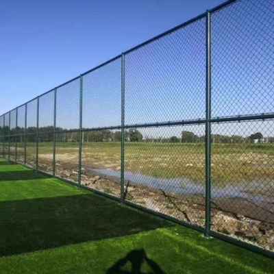 Hàng rào liên kết chuỗi 10 chân không thấm nước được tráng nhựa