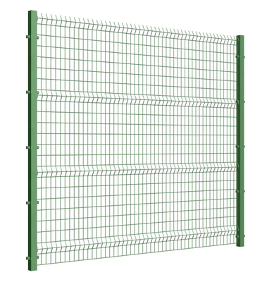 Hàng rào lưới thép 3D 2,5m bọc nhựa PVC Hàng rào lưới cong hàn chống gỉ