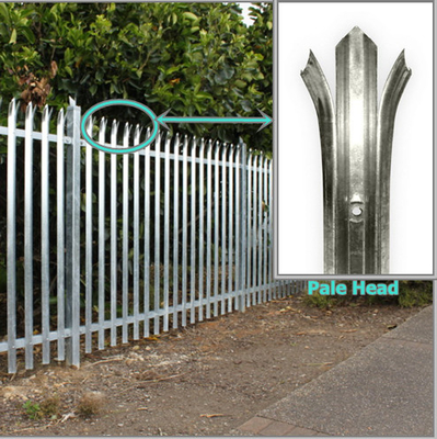 Hot Dipped Galvanized Europe Palisade Fence for Outdoor