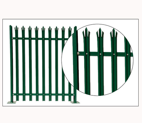 Chiều cao hàng rào bằng tôn mạ kẽm màu xanh lá cây ngoài trời 1,5m-2,8m