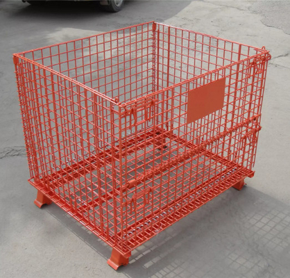 Dia 5.0mm-5.8mm Wire Mesh Container Kho Lồng chứa thép