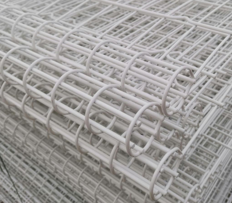 Lưới thép hàn mạ kẽm hình vuông Vòng lặp đôi cuộn hàng rào Chiều rộng hàng rào 0,9-2,5m